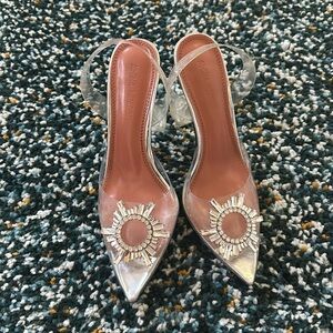 Size 39 Amina muaddi heels Begum